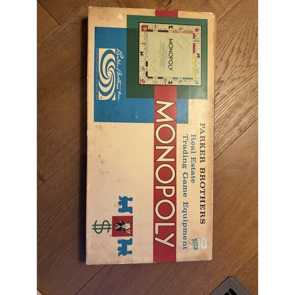 Vintage 1961 Monopoly Board Game All‎ Original Parts And Pieces Complete - Picture 1 of 11